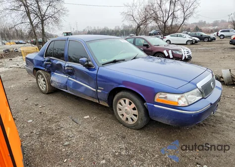 2004 Mercury Grand Marquis Ls из США, поврежденный, VIN 2MEFM75W44X697053